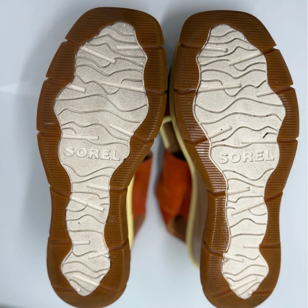 ✨SOREL Joanie Slingback Wedge Sandals Desert Sun- Size 6.5 - ✨ - Picture 4 of 5